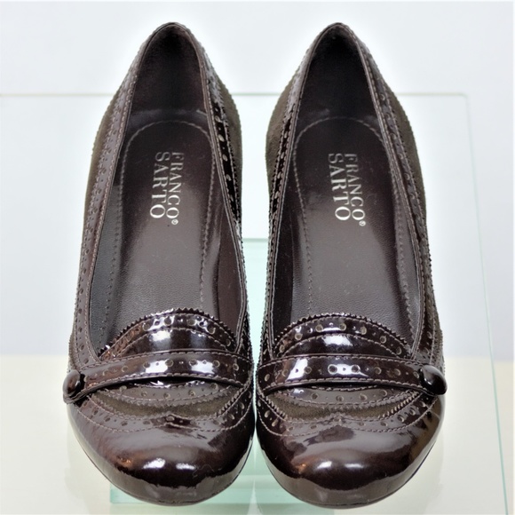 Franco Sarto 7-M Brogue Wingtip Cap Toe Loafers - Picture 6 of 8